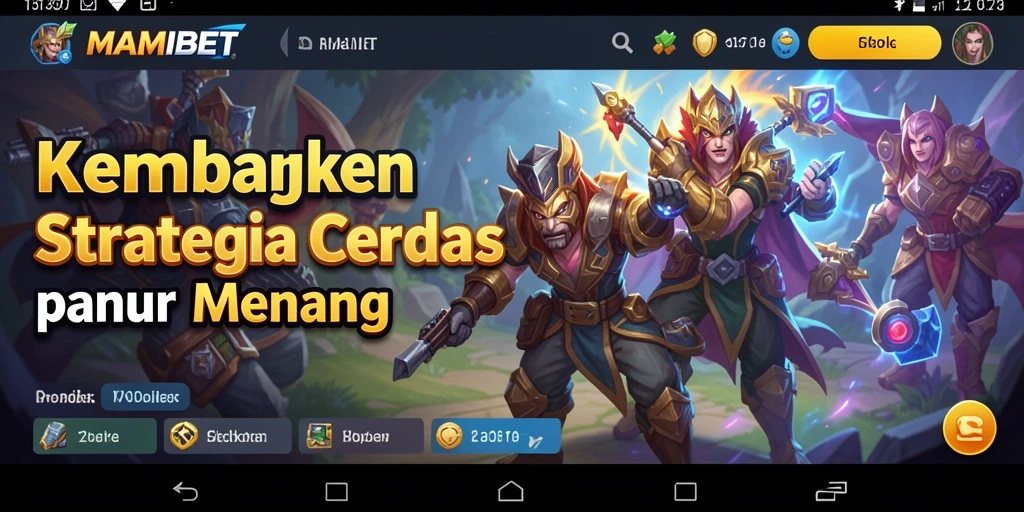 Tangkapan layar MAMIBET menampilkan aksi strategis yang mendebarkan.
