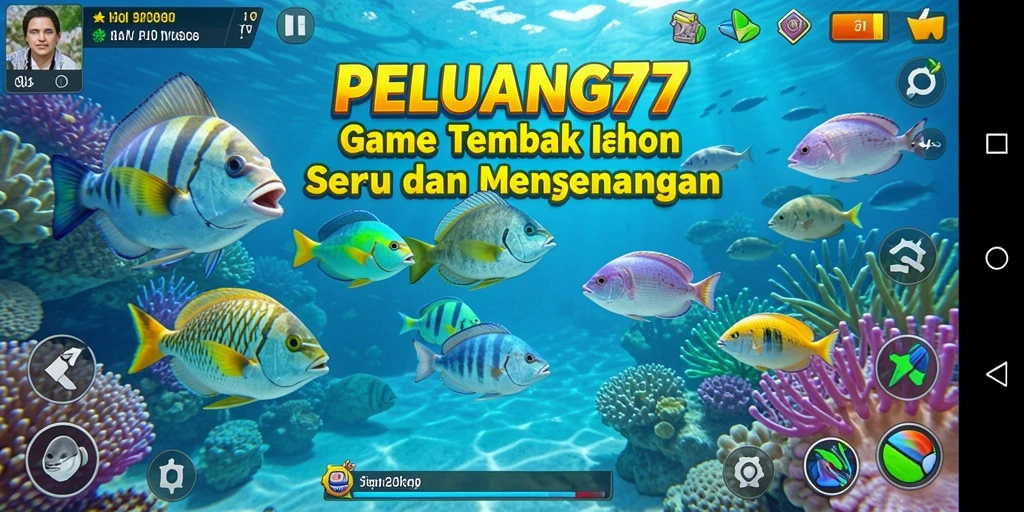 Tampilan gameplay Tembak Ikan yang menegangkan dan penuh aksi.