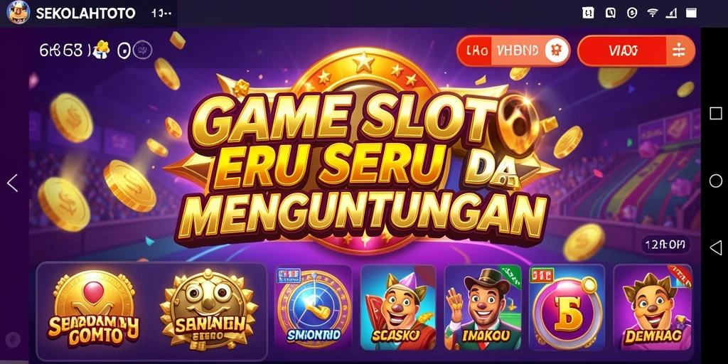 Screenshot dari gameplay <strong>SEKOLAHTOTO</strong> yang menunjukkan slot menarik.